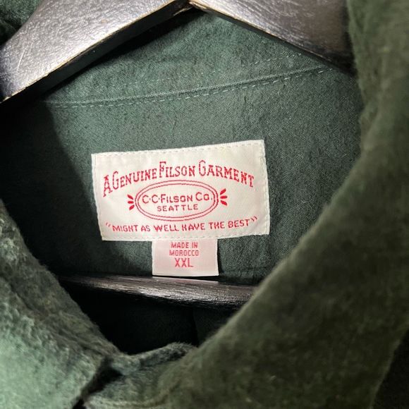 Filson Alaskan Guide Button Down Heavy Cotton Shirt XXL - Picture 4 of 4